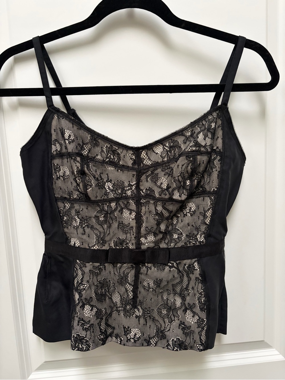 Dolce & Gabbana Black Lace Camisole Chemise